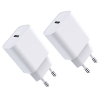 20W 2-Pack USB C Adapter