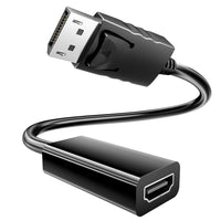 Adaptador de transmisión desechable DisplayPort a HDMI 4K con pestillo