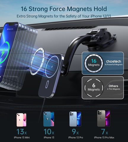 360° Adjustable Magnetic Wireless Car Charger